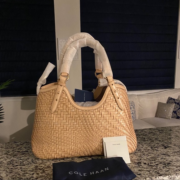 ✨SOLD!✨Cole Haan✨NWT!✨Genevieve Woven Leather Bag - Picture 12 of 16